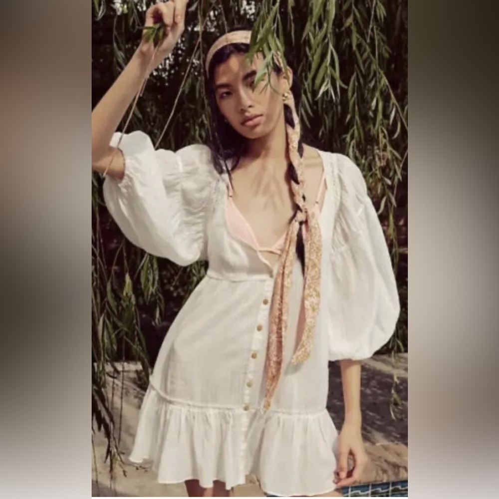 Free people white shirt/dress